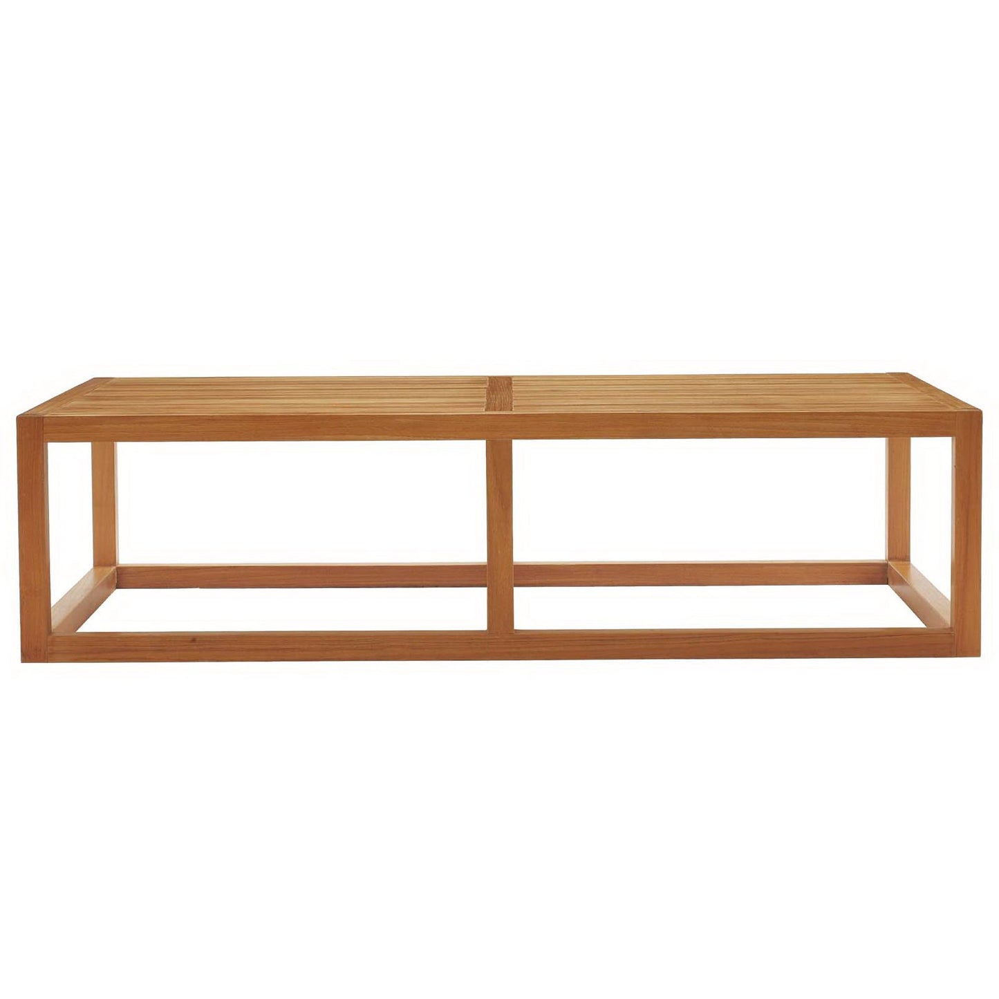 Modway Outlet Newbury Outdoor Patio Premium Grade A Teak Wood Coffee Table by Modway  Outdoor Furniture Furniture Natural - EEI-3424-NAT