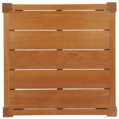 Modway Outlet Northlake Outdoor Patio Premium Grade A Teak Wood Side Table by Modway  Outdoor Furniture Furniture Natural - EEI-3431-NAT