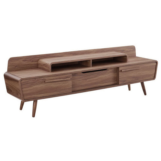 Modway Outlet Omnistand 74" TV Stand by Modway  Living Room Furniture Walnut - EEI-3437-WAL