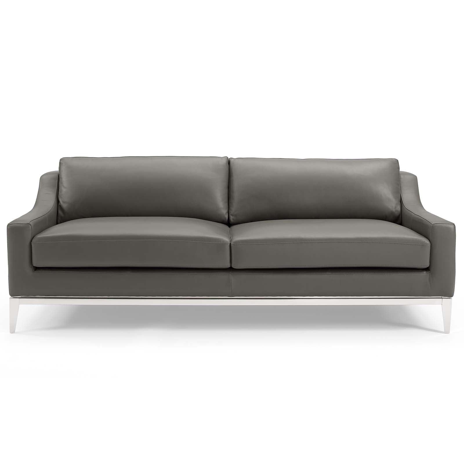 Modway Harness Leather Sofa - Thumbnail 3