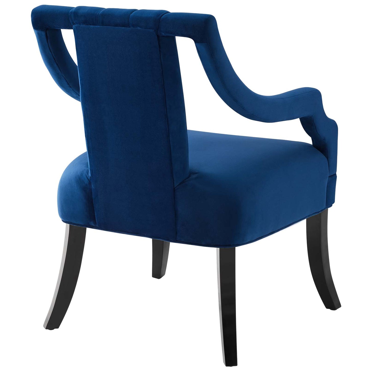 Modway Outlet Harken Performance Velvet Accent Chair by Modway  Living Room Furniture Navy - EEI-3458-NAV