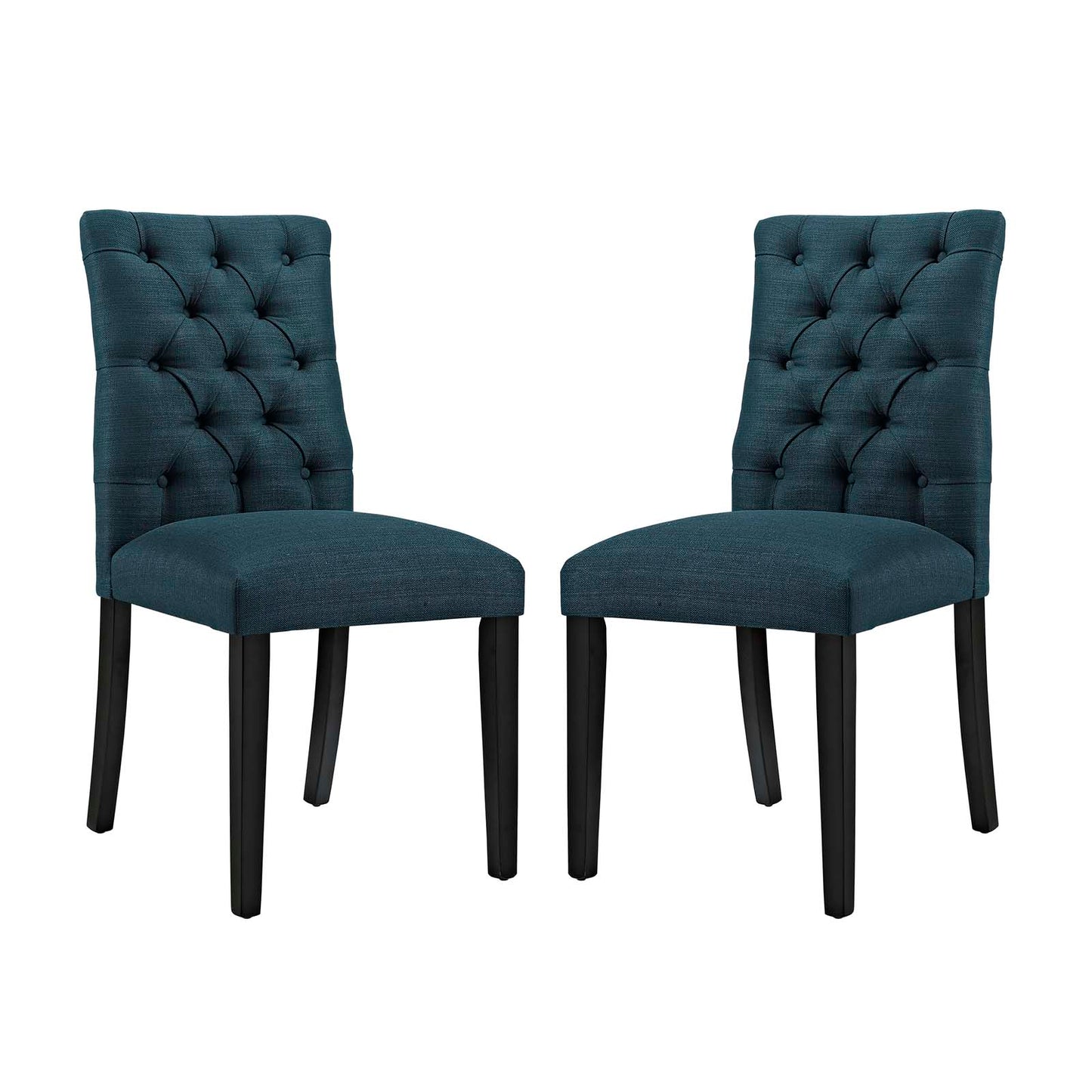 Modway Outlet Duchess Fabric Dining Chair Set of 2 by Modway  Bar and Dining Furniture Azure - EEI-3474-AZU
