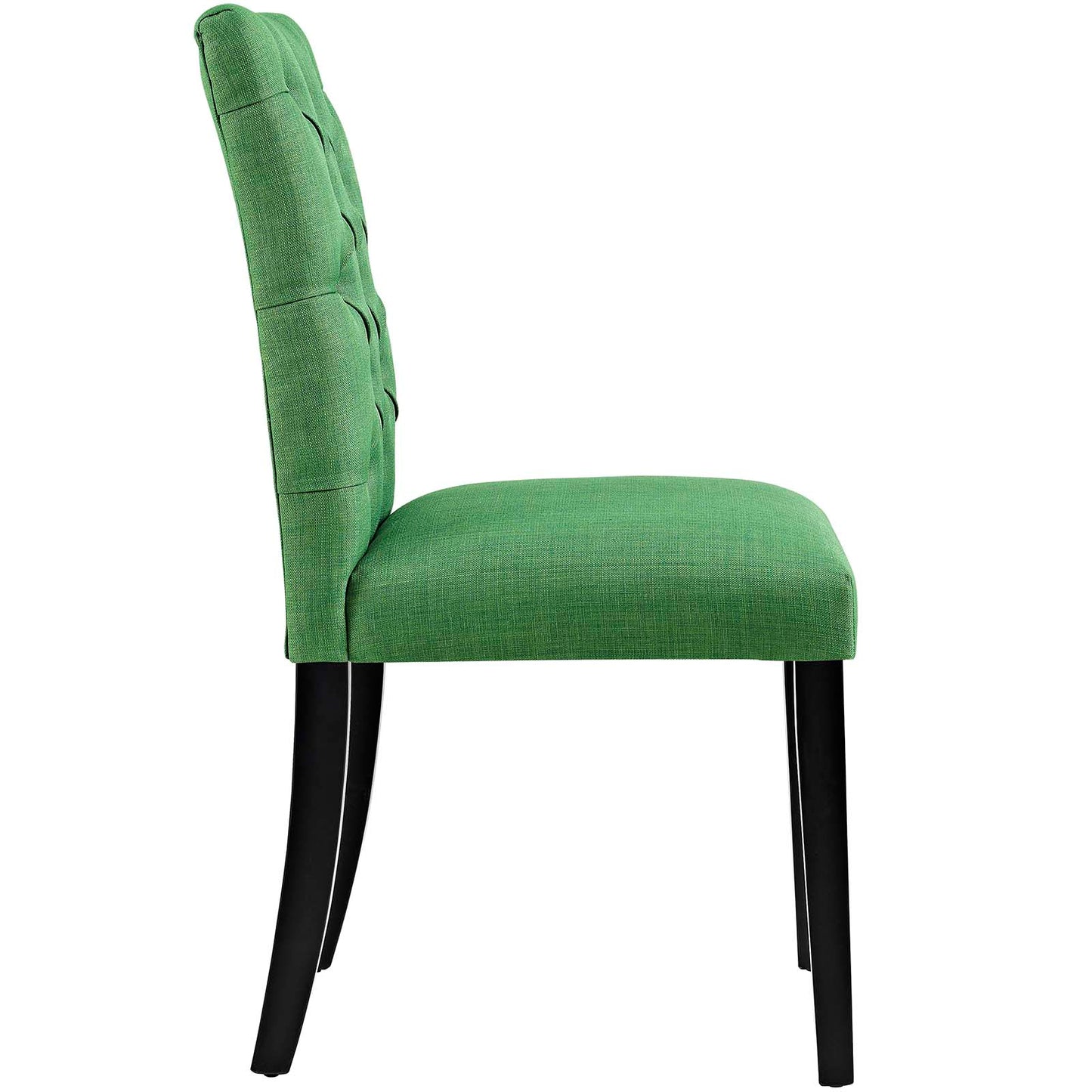 Modway Outlet Duchess Fabric Dining Chair Set of 2 by Modway  Bar and Dining Furniture Green - EEI-3474-GRN