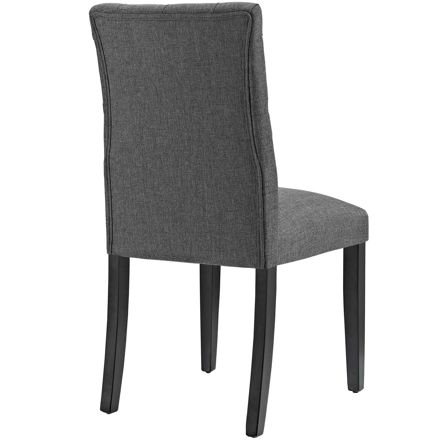 Modway Outlet Duchess Fabric Dining Chair Set of 2 by Modway  Bar and Dining Furniture Gray - EEI-3474-GRY