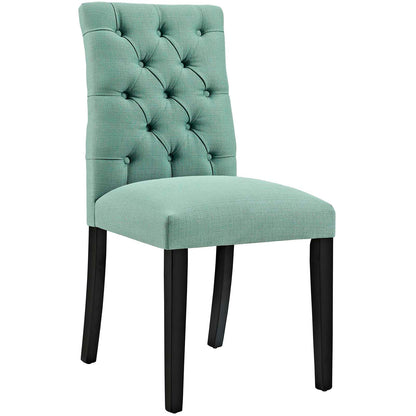Modway Outlet Duchess Fabric Dining Chair Set of 2 by Modway  Bar and Dining Furniture Laguna - EEI-3474-LAG