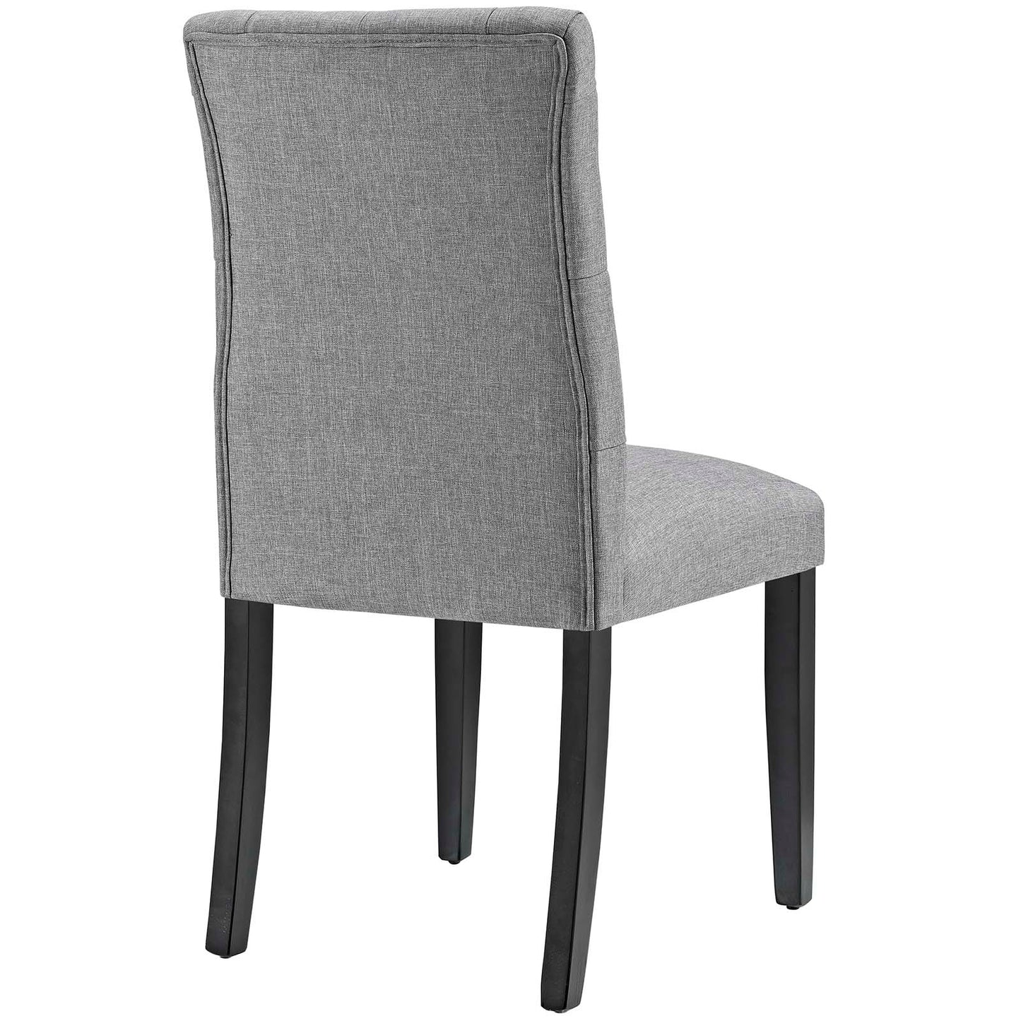 Modway Outlet Duchess Fabric Dining Chair Set of 2 by Modway  Bar and Dining Furniture Light Gray - EEI-3474-LGR