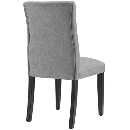 Modway Outlet Duchess Fabric Dining Chair Set of 2 by Modway  Bar and Dining Furniture Light Gray - EEI-3474-LGR