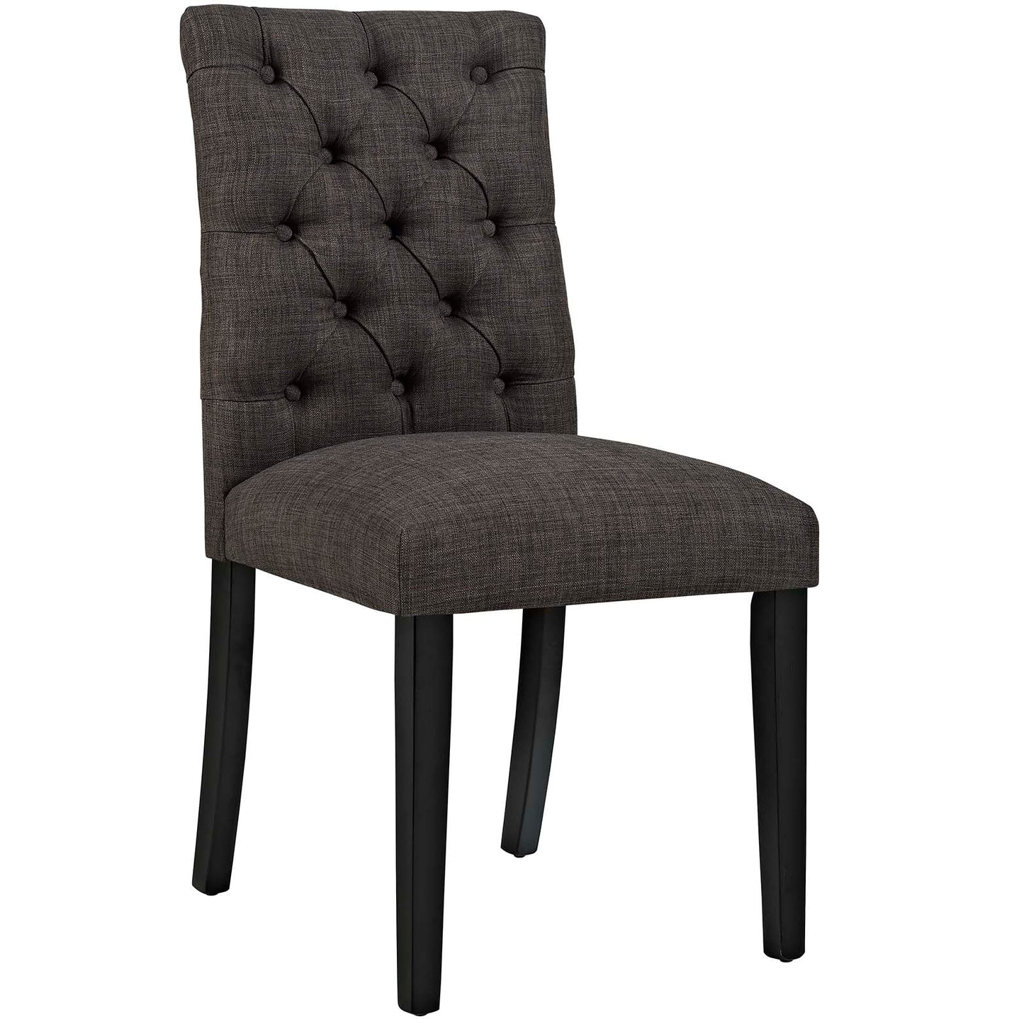 Modway Outlet Duchess Fabric Dining Chair Set of 4 by Modway  Bar and Dining Furniture Brown - EEI-3475-BRN