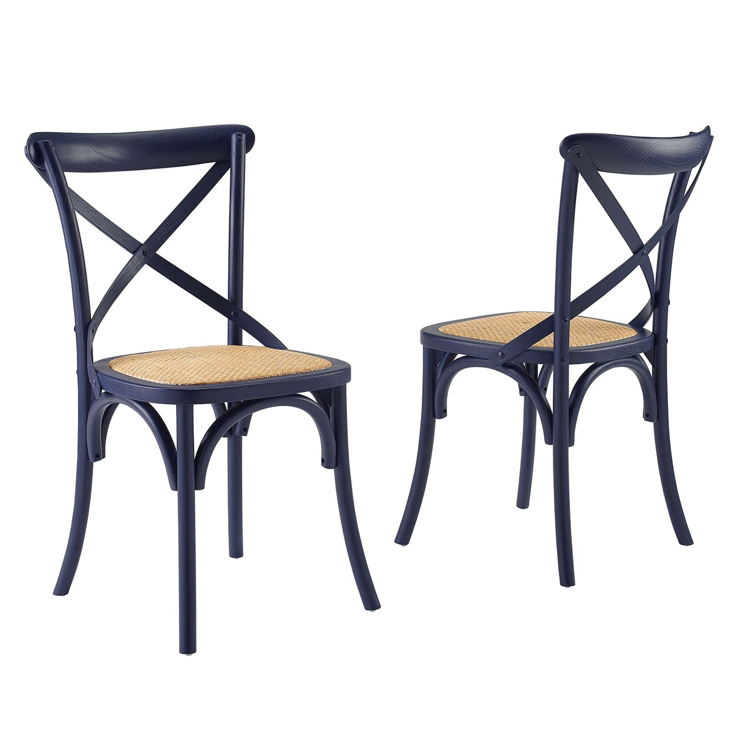 Modway - Gear Dining Side Chair Set of 2 by Modway  Bar and Dining Dining Chairs Blue - EEI-3481-MID