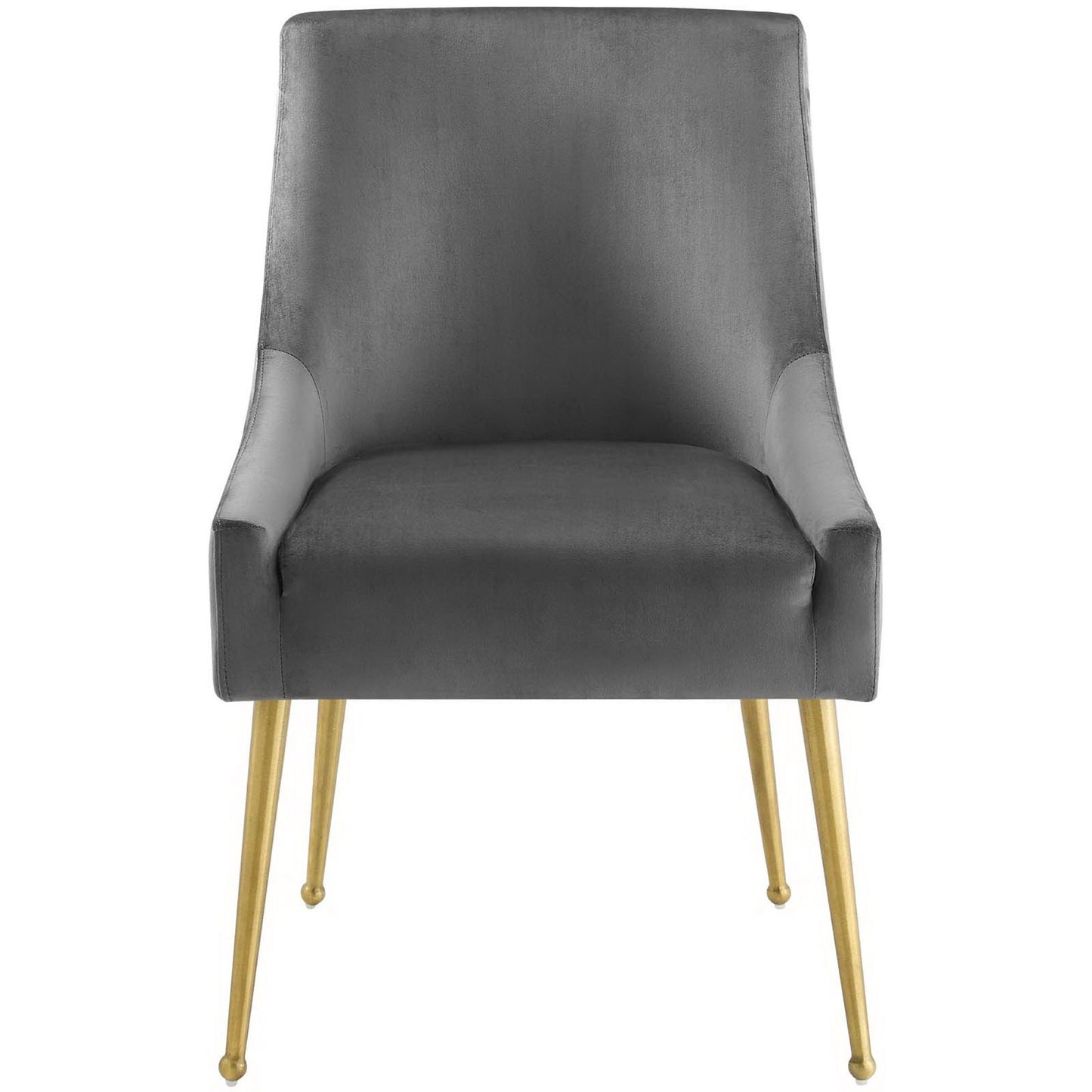 Modway Outlet Discern Upholstered Performance Velvet Dining Chair by Modway  Bar and Dining Furniture Gray - EEI-3508-GRY