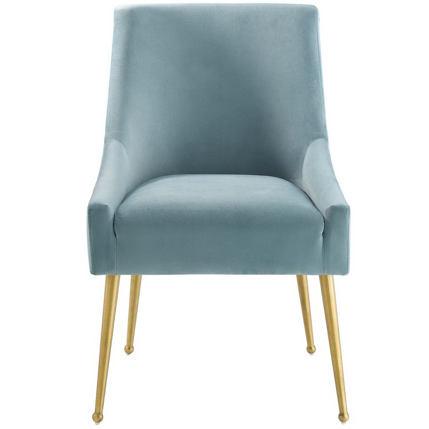Modway - Discern Upholstered Performance Velvet Dining Chair by Modway  Bar and Dining Dining Chairs Blue - EEI-3508-LBU