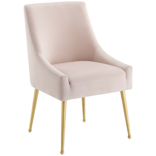 Modway Outlet Discern Upholstered Performance Velvet Dining Chair by Modway  Bar and Dining Furniture Pink - EEI-3508-PNK