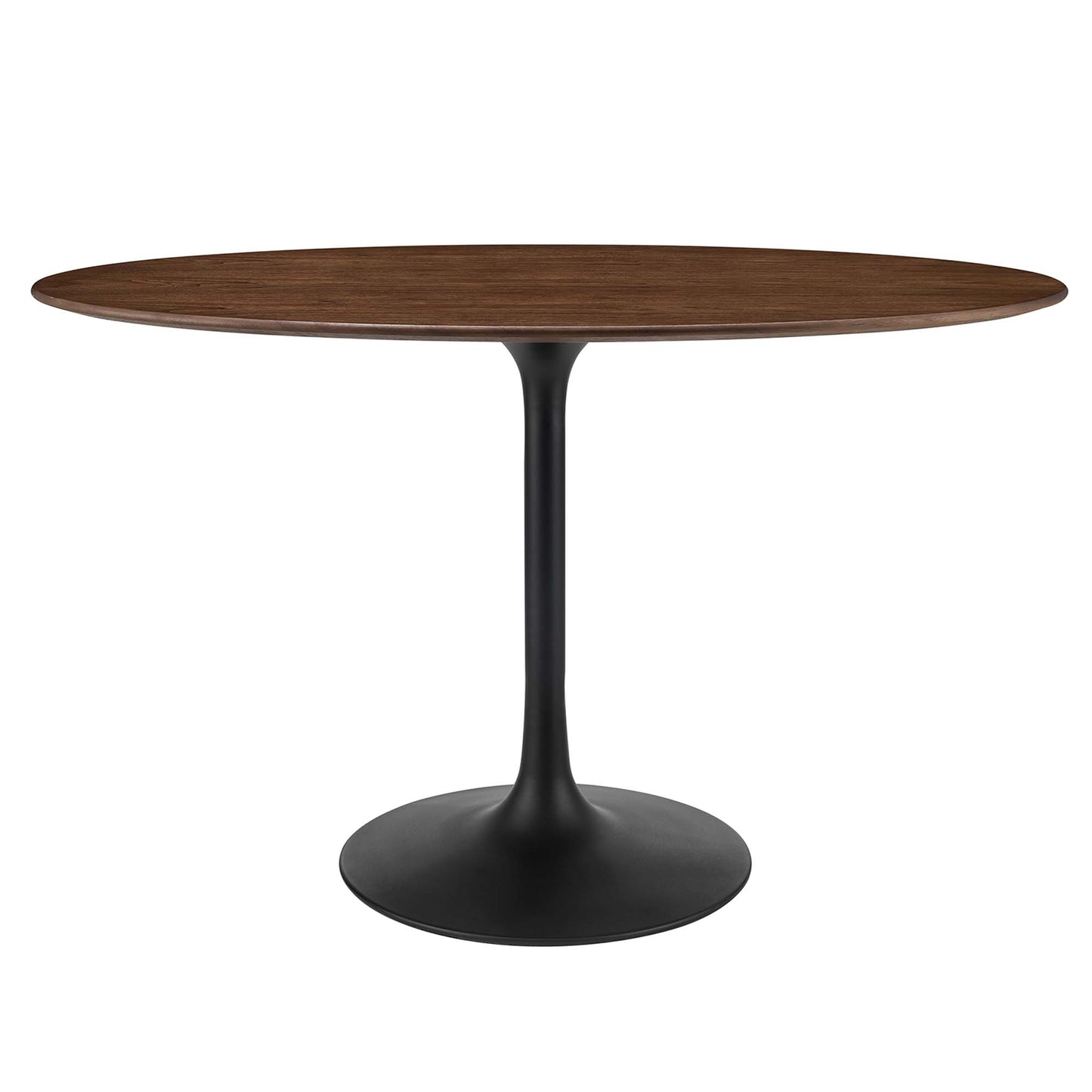 Modway - Lippa 48" Oval Wood Dining Table by Modway  Bar and Dining Bar and Dining Tables Brown - EEI-3520-BLK-WAL