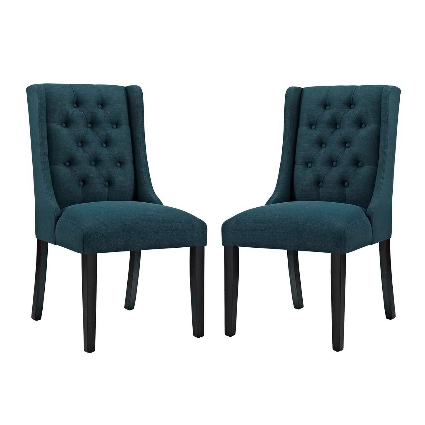 Modway Outlet Baronet Fabric Dining Chair Set of 2 by Modway  Bar and Dining Furniture Azure - EEI-3557-AZU
