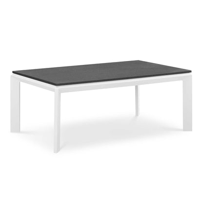 Modway Outlet Riverside Aluminum Outdoor Patio Coffee Table by Modway  Outdoor Furniture Furniture White - EEI-3570-WHI