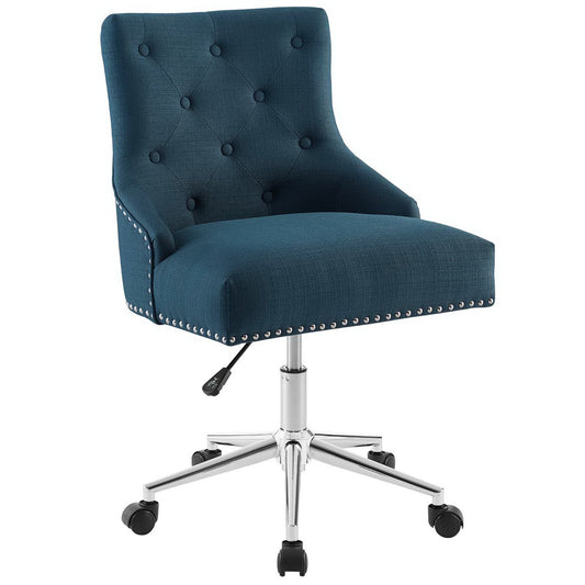 Modway Outlet Regent Tufted Button Swivel Upholstered Fabric Office Chair by Modway  Office Furniture Furniture Azure - EEI-3609-AZU