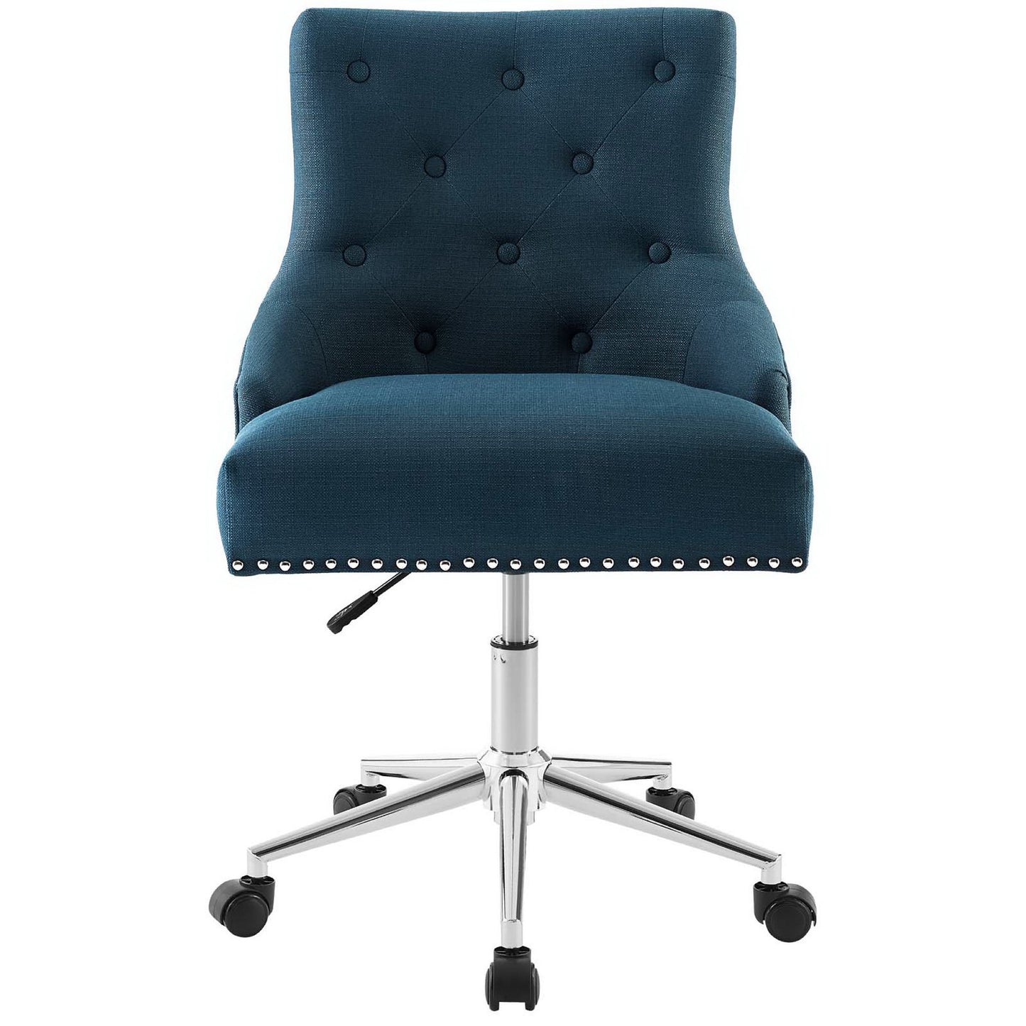 Modway Outlet Regent Tufted Button Swivel Upholstered Fabric Office Chair by Modway  Office Furniture Furniture Azure - EEI-3609-AZU