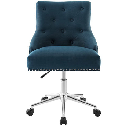 Modway Outlet Regent Tufted Button Swivel Upholstered Fabric Office Chair by Modway  Office Furniture Furniture Azure - EEI-3609-AZU