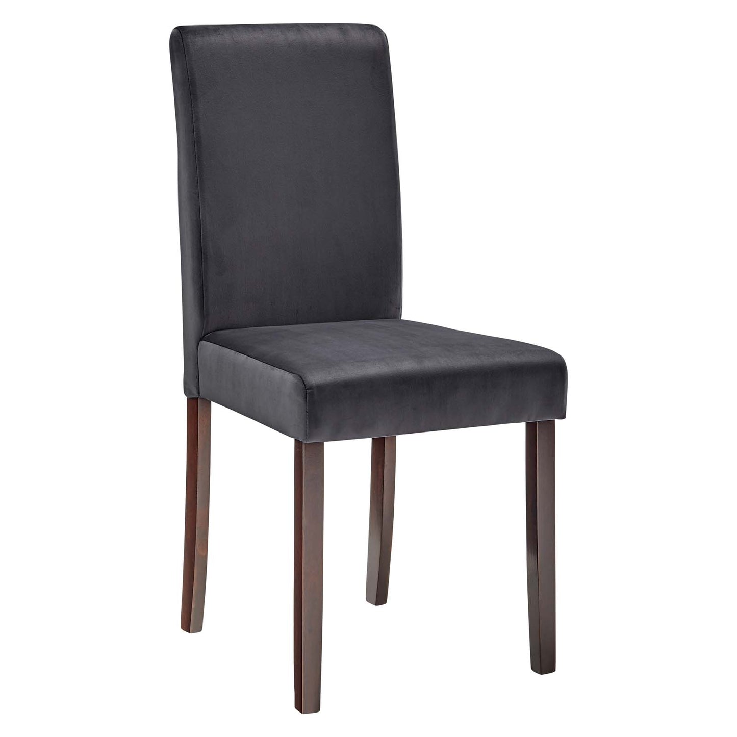Modway Outlet Prosper Upholstered Velvet Dining Side Chair Set of 2 by Modway  Bar and Dining Furniture Gray - EEI-3619-GRY
