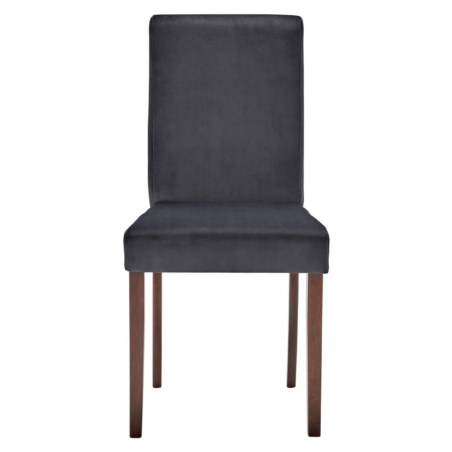 Modway Outlet Prosper Upholstered Velvet Dining Side Chair Set of 2 by Modway  Bar and Dining Furniture Gray - EEI-3619-GRY