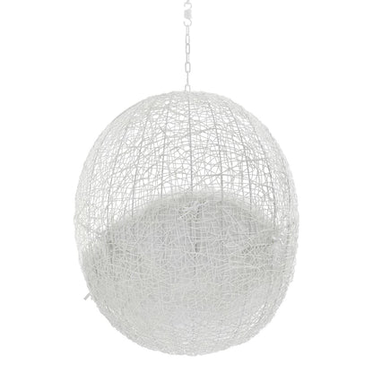 Modway - Hide Sunbrella? Fabric Swing Outdoor Patio Lounge Chair Without Stand by Modway  Outdoor Furniture Daybeds and Lounges White - EEI-3634-WHI-WHI