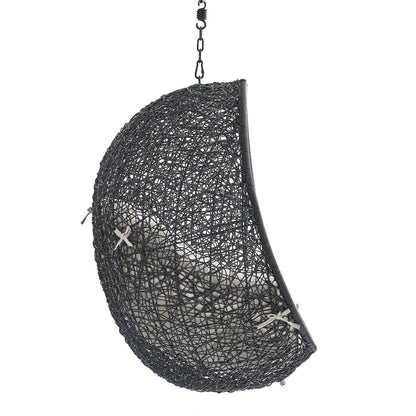 Modway - Encase Sunbrella? Fabric Swing Outdoor Patio Lounge Chair Without Stand by Modway  Outdoor Furniture Daybeds and Lounges Brown - EEI-3635-BLK-BEI