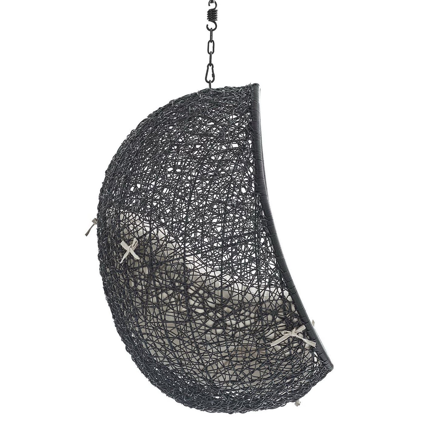 Modway - Encase Swing Outdoor Patio Lounge Chair Without Stand by Modway  Outdoor Furniture Daybeds and Lounges Brown - EEI-3636-BLK-BEI