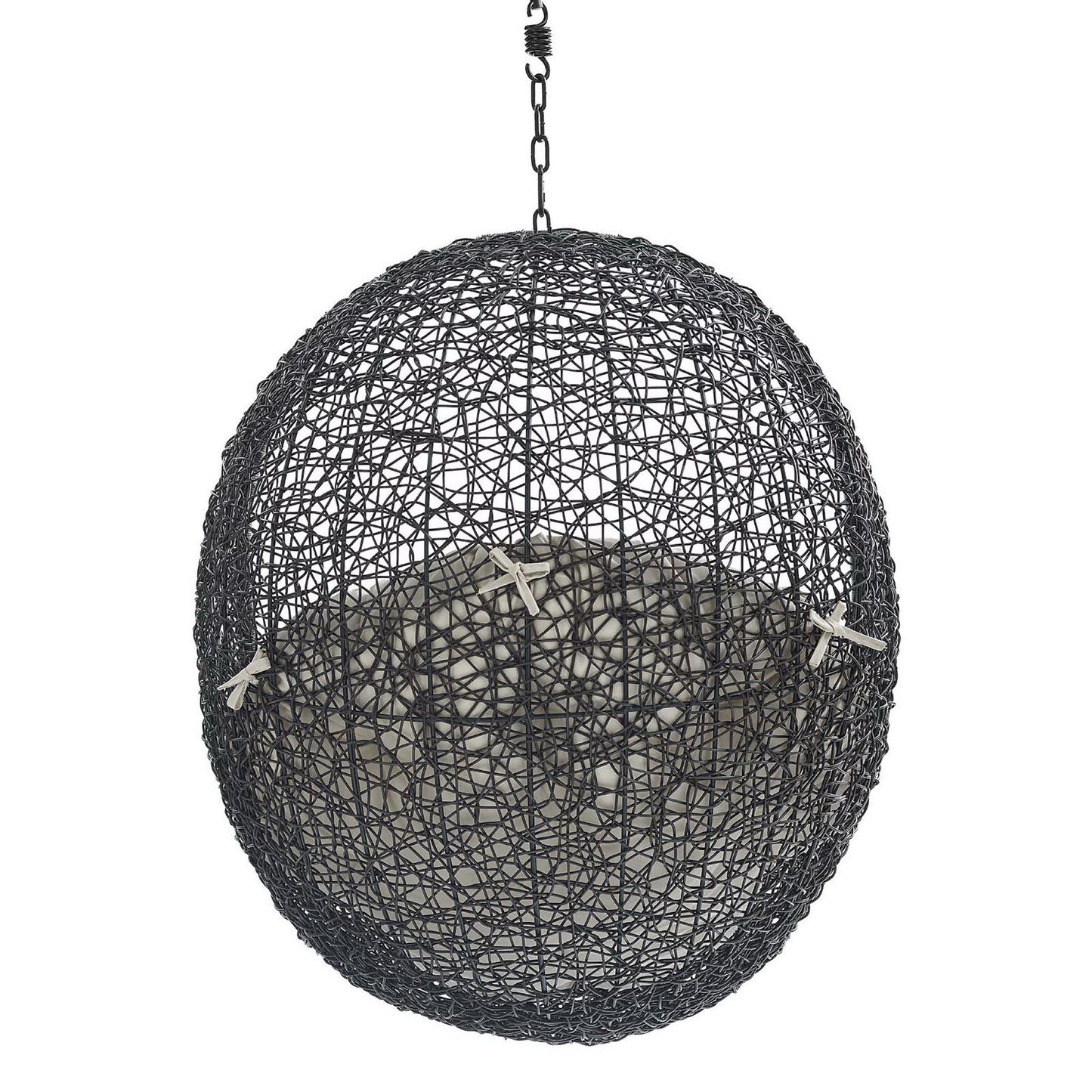 Modway - Encase Swing Outdoor Patio Lounge Chair Without Stand by Modway  Outdoor Furniture Daybeds and Lounges Brown - EEI-3636-BLK-BEI