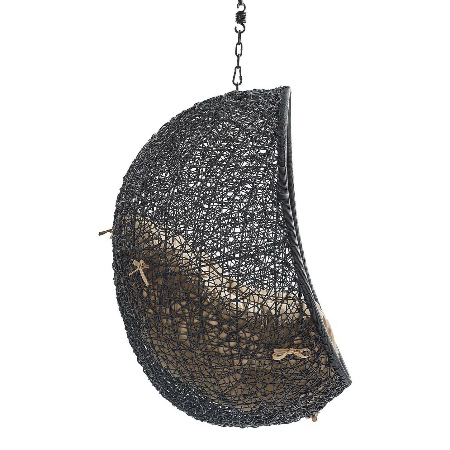 Modway - Encase Swing Outdoor Patio Lounge Chair Without Stand by Modway  Outdoor Furniture Daybeds and Lounges Brown - EEI-3636-BLK-MOC