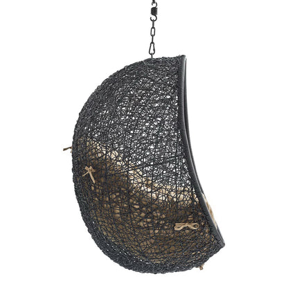 Modway - Encase Swing Outdoor Patio Lounge Chair Without Stand by Modway  Outdoor Furniture Daybeds and Lounges Brown - EEI-3636-BLK-MOC