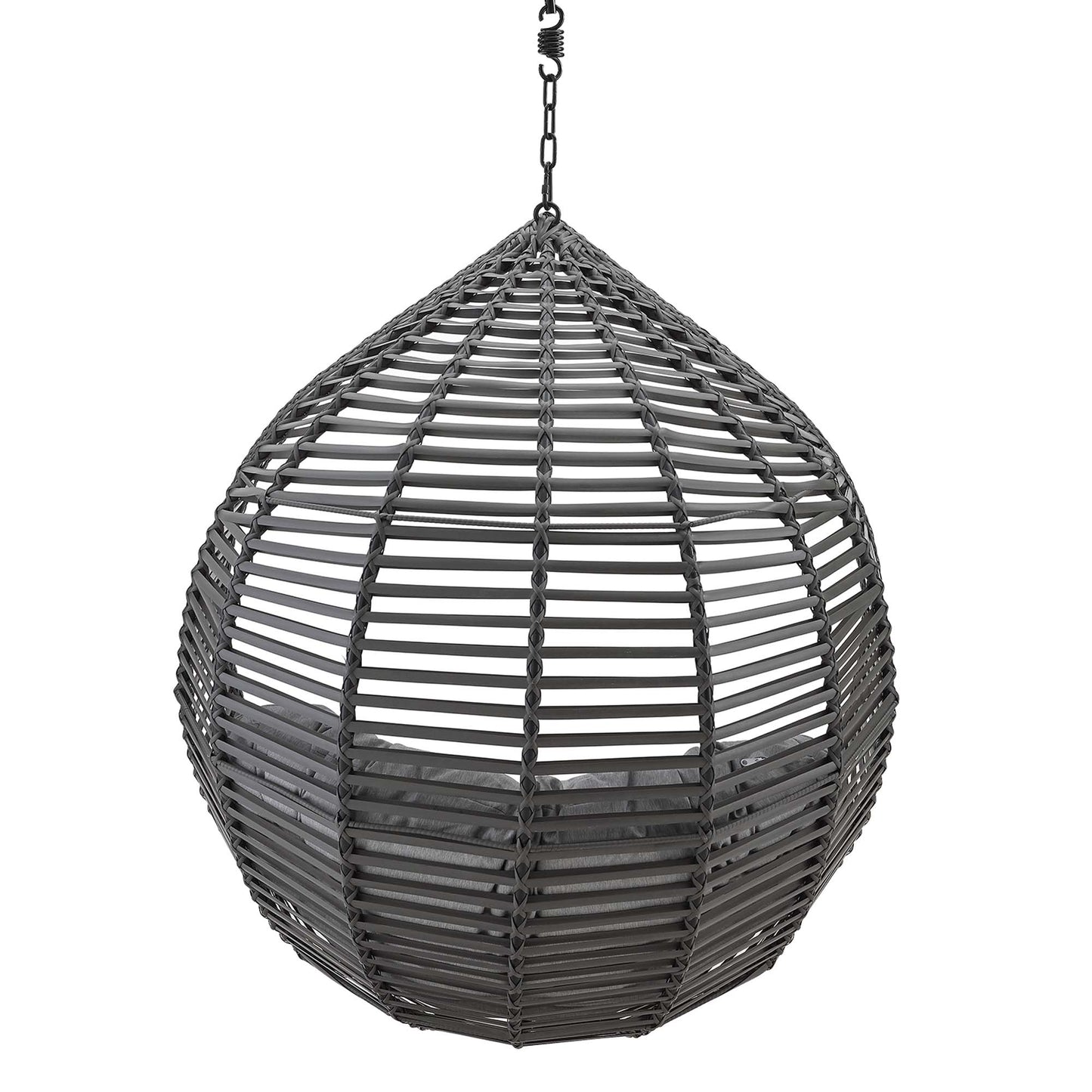 Modway - Garner Teardrop Outdoor Patio Swing Chair Without Stand by Modway  Outdoor Furniture Daybeds and Lounges Gray - EEI-3637-GRY-GRY