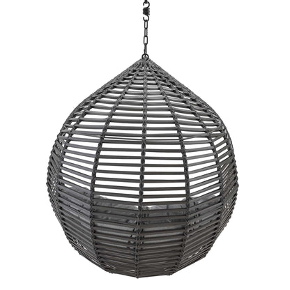 Modway - Garner Teardrop Outdoor Patio Swing Chair Without Stand by Modway  Outdoor Furniture Daybeds and Lounges Gray - EEI-3637-GRY-GRY