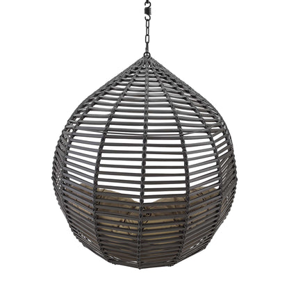 Modway - Garner Teardrop Outdoor Patio Swing Chair Without Stand by Modway  Outdoor Furniture Daybeds and Lounges Brown - EEI-3637-GRY-MOC