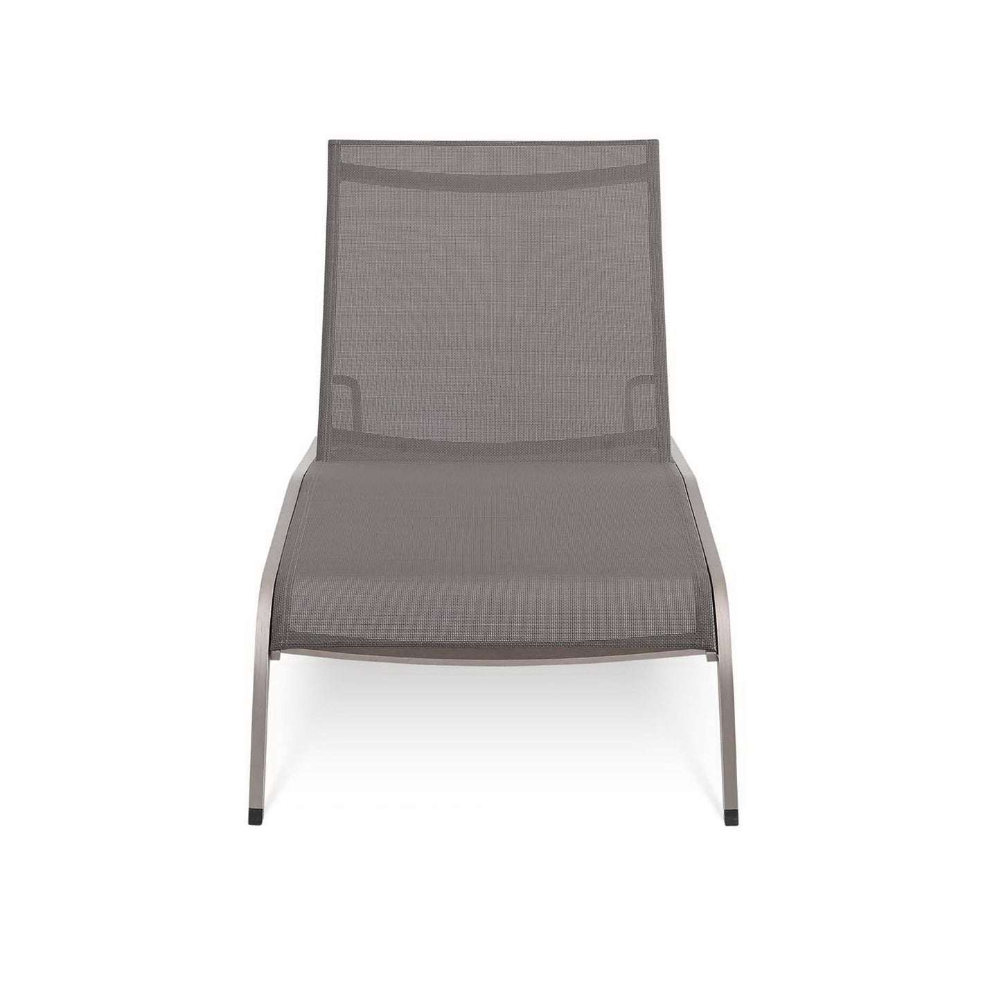 Modway - Savannah Mesh Chaise Outdoor Patio Aluminum Lounge Chair by Modway  Outdoor Furniture Sofa Sectionals Gray - EEI-3721-GRY