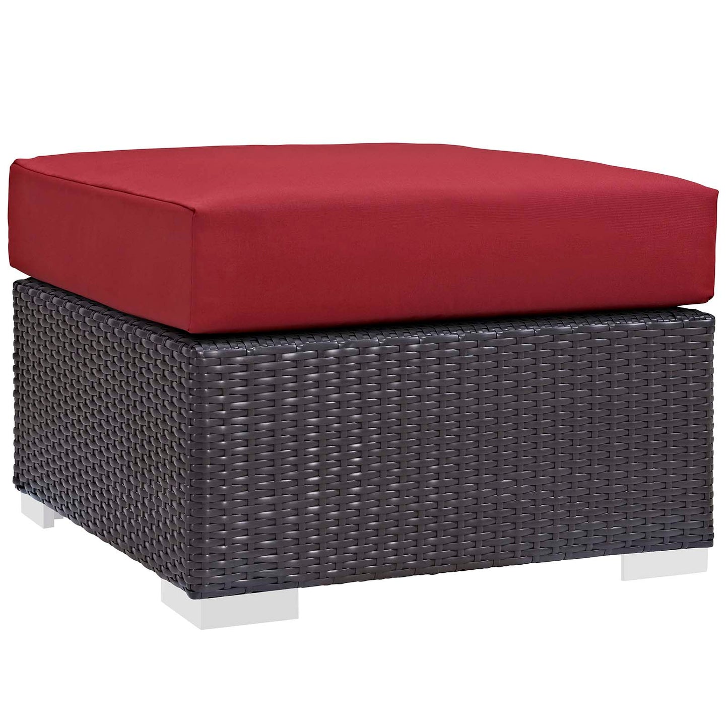 Modway Outlet Convene 3 Piece Set Outdoor Patio with Fire Pit by Modway  Outdoor Furniture Furniture Espresso Red - EEI-3724-EXP-RED-SET