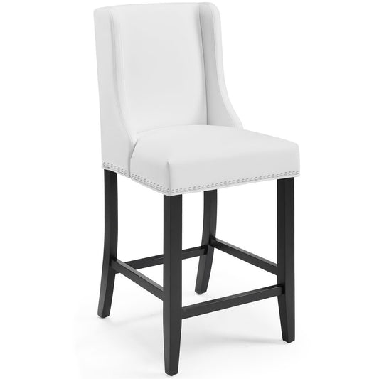 Modway - Baron Faux Leather Counter Stool by Modway  Bar and Dining Bar and Counter Stools White - EEI-3736-WHI
