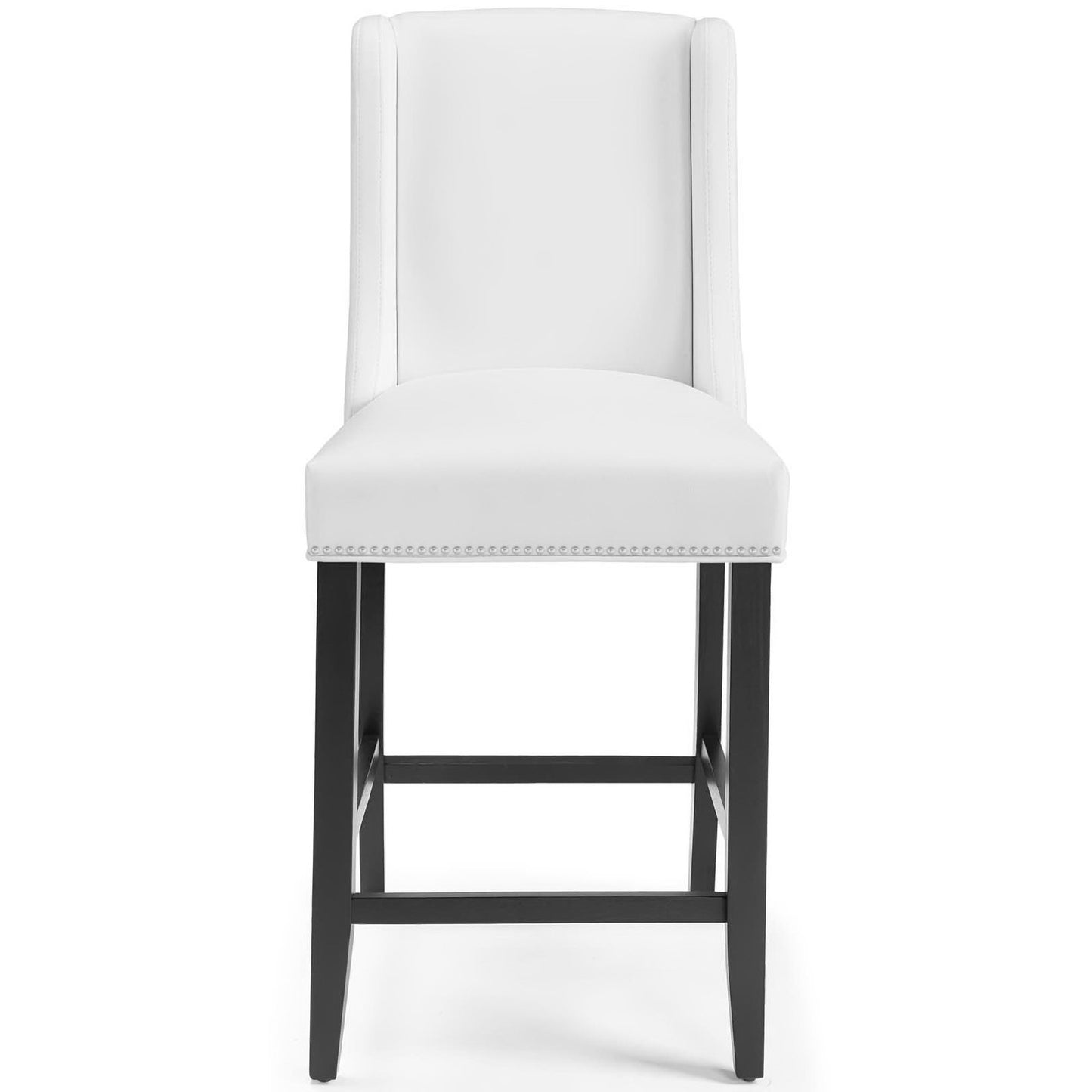 Modway - Baron Faux Leather Counter Stool by Modway  Bar and Dining Bar and Counter Stools White - EEI-3736-WHI