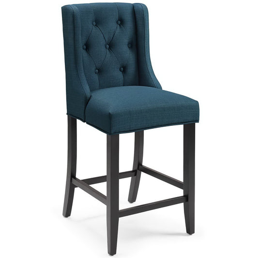 Modway - Baronet Tufted Button Upholstered Fabric Counter Stool by Modway  Bar and Dining Bar and Counter Stools Blue - EEI-3739-AZU