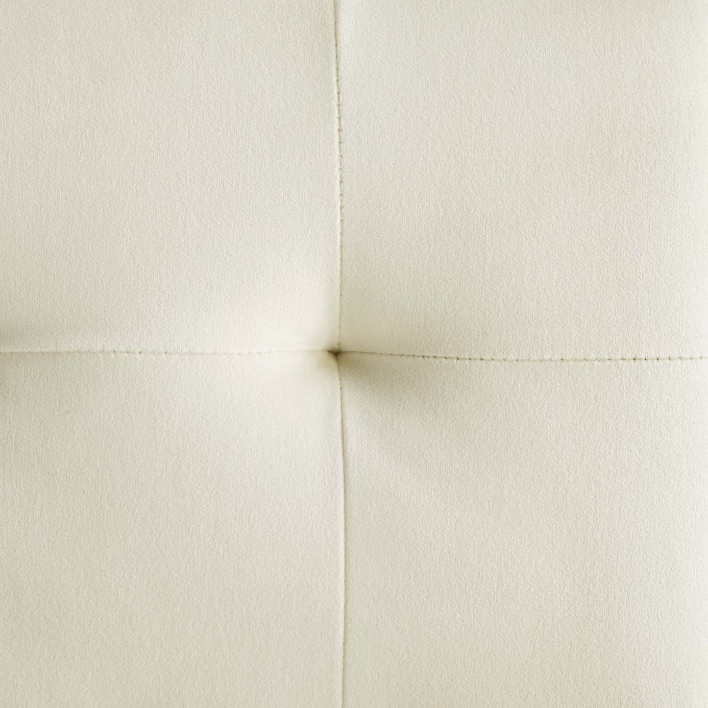 Modway Outlet Privy Gold Stainless Steel Performance Velvet Dining Chair by Modway  Bar and Dining Furniture Gold Ivory - EEI-3744-GLD-IVO