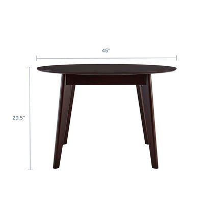 Modway Outlet Vision 45" Round Dining Table by Modway  Bar and Dining Furniture Cappuccino - EEI-3751-CAP