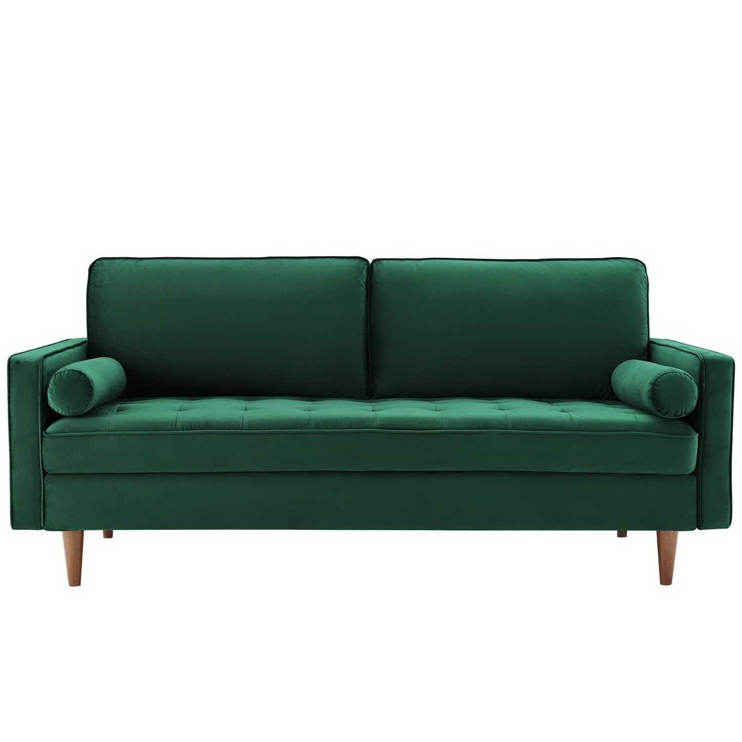 Modway - Valour Performance Velvet Sofa by Modway  Living Room Sofas and Armchairs Green - EEI-3764-GRN
