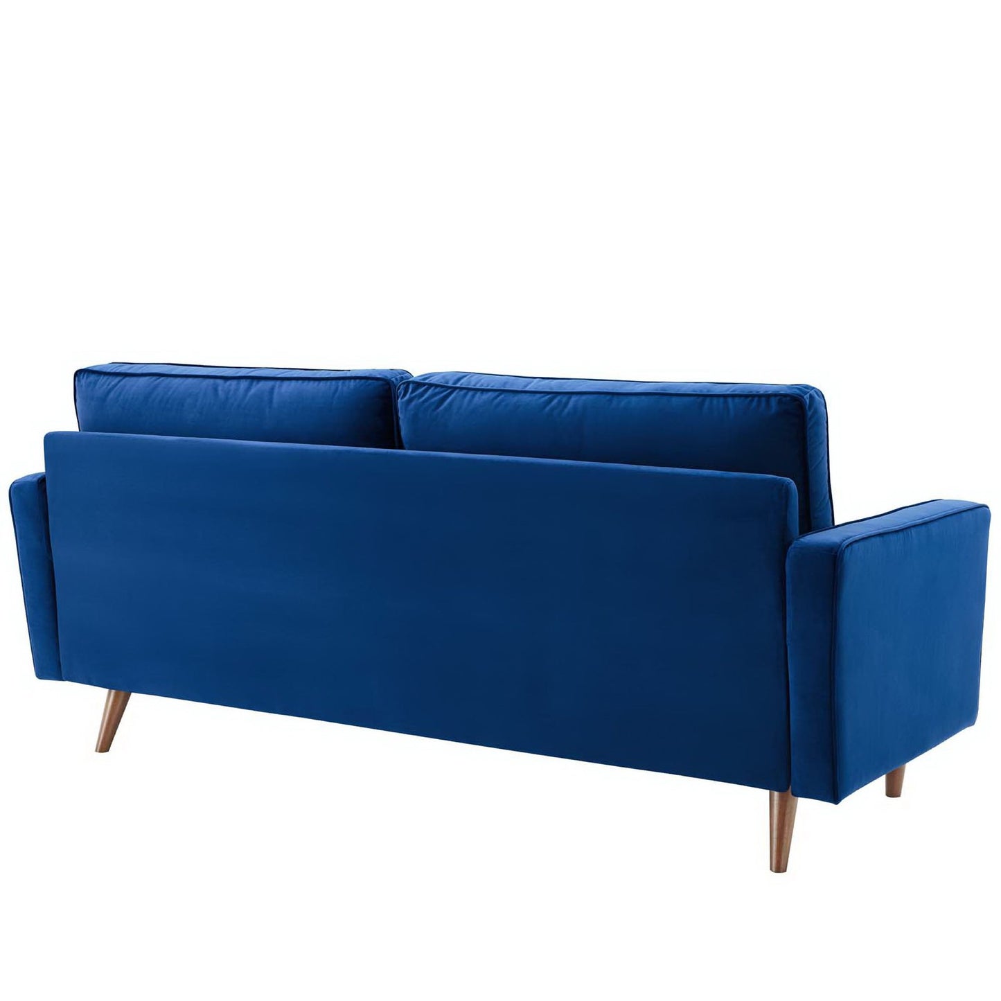 Modway - Valour Performance Velvet Sofa by Modway  Living Room Sofas and Armchairs Blue - EEI-3764-NAV
