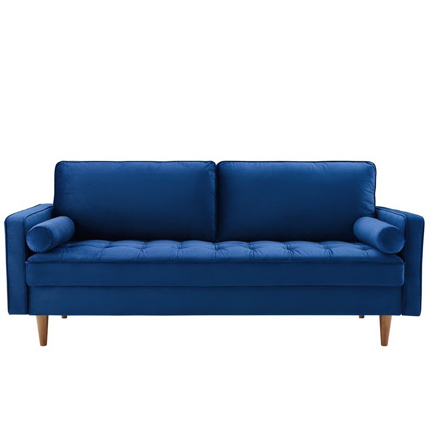 Modway - Valour Performance Velvet Sofa by Modway  Living Room Sofas and Armchairs Blue - EEI-3764-NAV