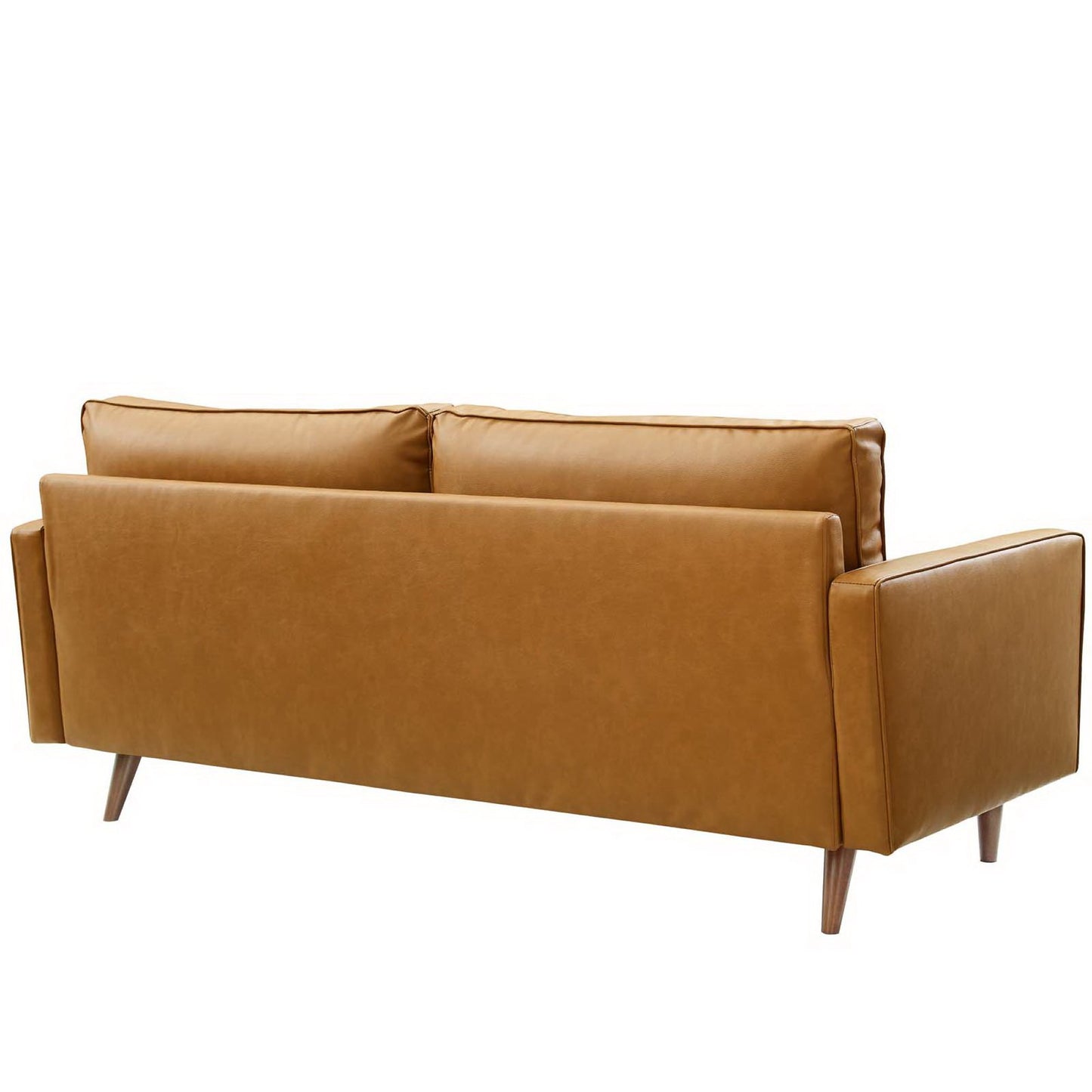 Modway - Valour Tufted Vegan Leather Sofa by Modway  Living Room Sofas and Armchairs Brown - EEI-3765-TAN