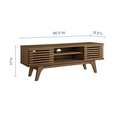 Modway - Render 46" Media Console TV Stand by Modway  Living Room  Brown - EEI-3837-WAL