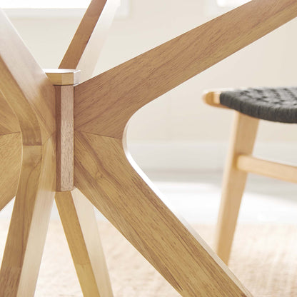 Modway - Crossroads 47" Round Wood Dining Table by Modway  Bar and Dining Bar and Dining Tables Brown - EEI-3847-OAK