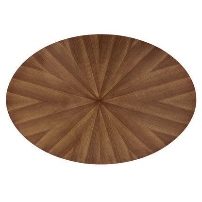 Modway - Crossroads 63" Oval Wood Dining Table by Modway  Bar and Dining Bar and Dining Tables Brown - EEI-3848-WAL