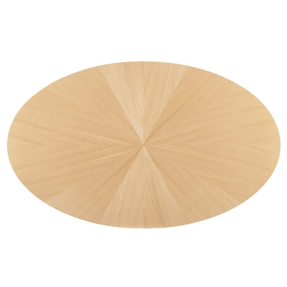 Modway - Crossroads 71" Oval Wood Dining Table by Modway  Bar and Dining Bar and Dining Tables Brown - EEI-3849-OAK