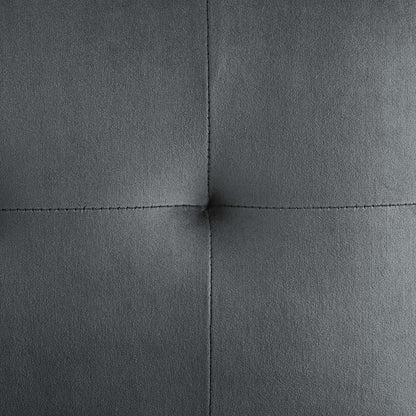 Modway Outlet Privy Gold Stainless Steel Performance Velvet Bar Stool by Modway  Bar and Dining Furniture Gold Charcoal - EEI-3856-GLD-CHA