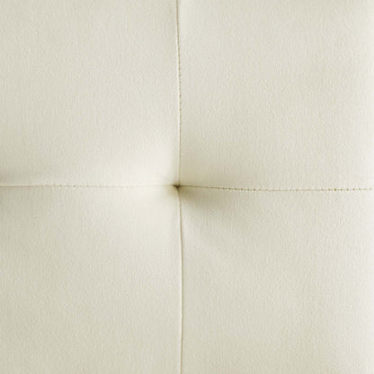 Modway Outlet Privy Gold Stainless Steel Performance Velvet Bar Stool by Modway  Bar and Dining Furniture Gold Ivory - EEI-3856-GLD-IVO